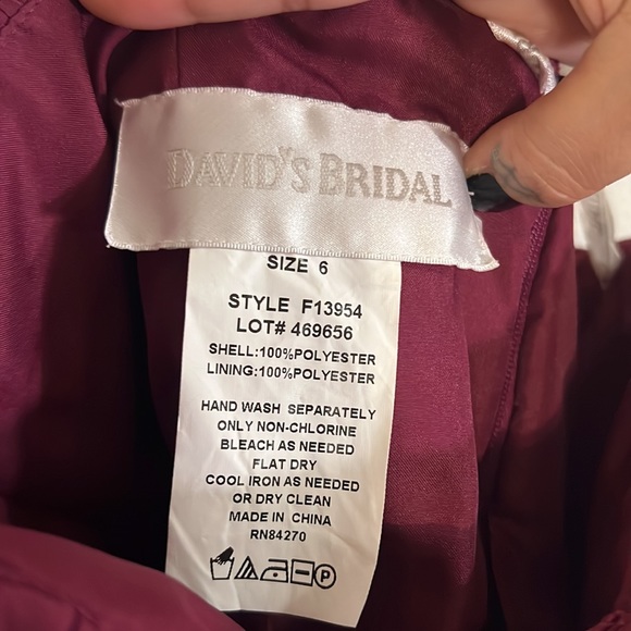 David’s Bridal formal dress, size 6. - Picture 3 of 11